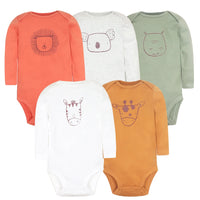5-Pack Spring Autumn Baby Clothes Cartoon Baby Boys Long Sleeve Bodysuit Soft Cotton Outfits for 0-24 Months Infant Bebe Clothes