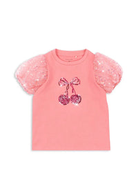 Girls Dress 2026 Summer Kids Tee and Shorts Set Heart printed Lace T Shirt Denim Overalls Children Princess Dresses Clothing