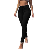 Women High Waist Jeans 2024 Spring Summer Skinny Casual Office Lady Slim Lifting Butt Denim Pencil Pants Female Elastic Trousers