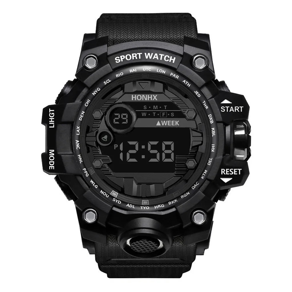 New Multifunctional Electronic Watch for Men Casual Simple Sports Mens Watches Fashionable Wristwatch Accessories