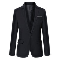 Blue Men Blazers Work Office 2022 Men Tuxedos For Formal Occasions Pockets Coat Blazers