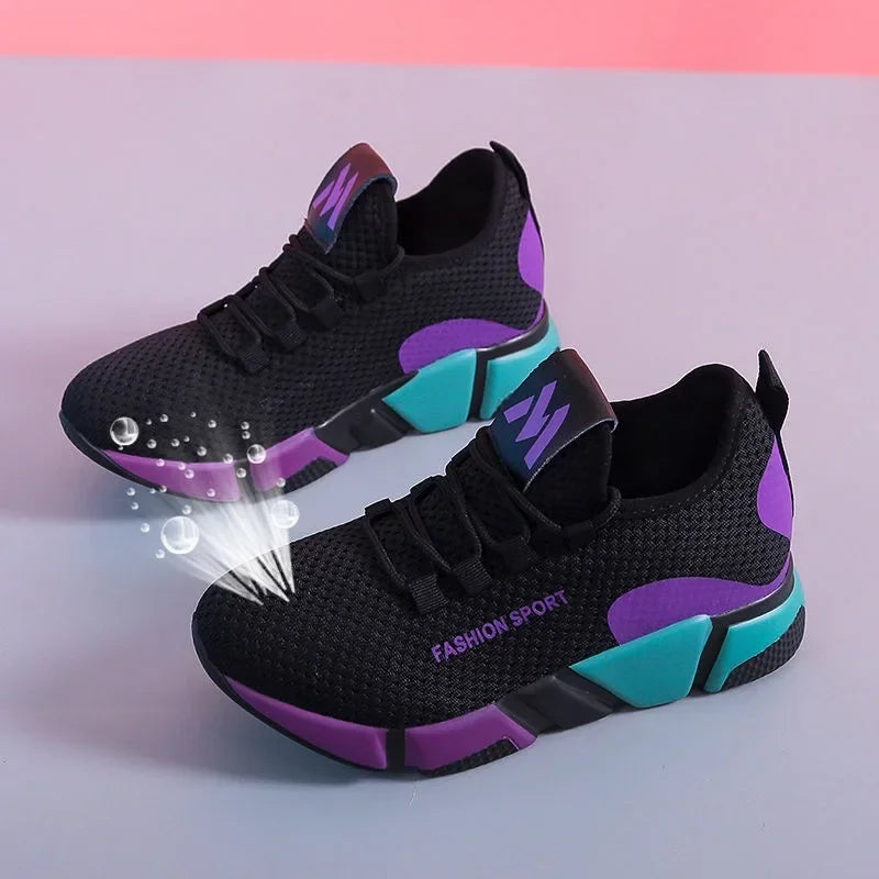 Tenis Feminino 2025 Women's Vulcanize Shoes Outdoor Breathable Air Mesh Fitness Fabric Sock Sneakers Female Chaussures Femme