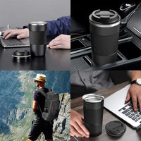 380ML/510ML Stainless Steel Coffee Cup Insulated Bottle Vacuum Flask with Lid Keep Drinks Hot or Cold Office Home Thermal Mug