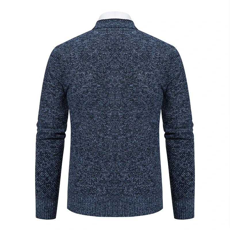 Men's knitted cardigan casual V-neck autumn and winter new sweater coat