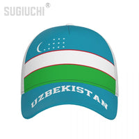 Unisex Uzbekistan Flag Uzbek Adult Baseball Cap Patriotic Hat for Baseball Soccer Fans Men Women