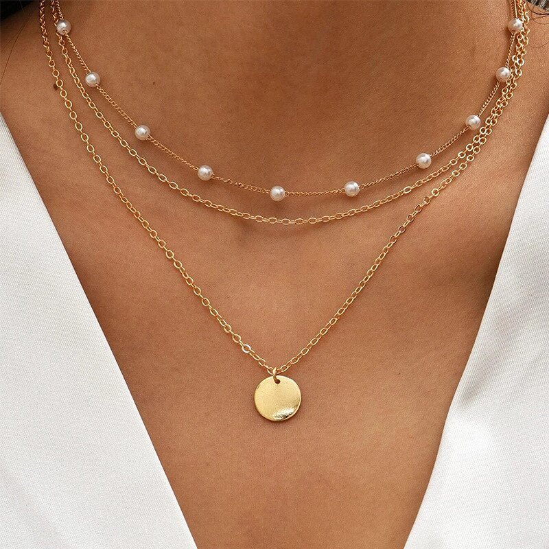 Trendy Heart Shaped Pendant Necklace Opal Chain Shiny Women 2023 Temperament Jewelry Choker Necklace Wedding Jewelry Gifts