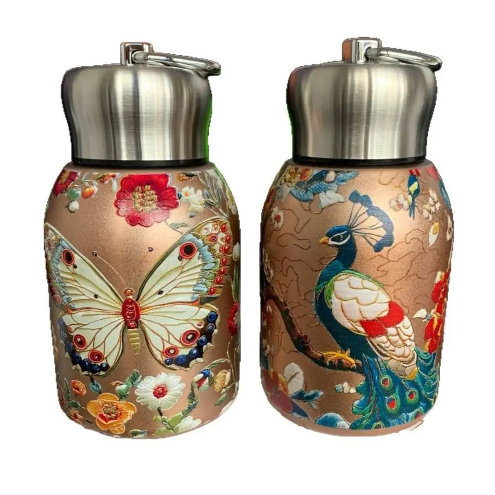 316 Stainless Steel Insulated Cup Leak Proof Portable Water Bottle Durable 300ml Slim Insulated Thermal Water Bottle