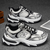 Sneakers, Men's Casual Sports Shoes, Suitable for Comfortable Wear All Year Round, with Lace-up Design, Low Top, Breathable