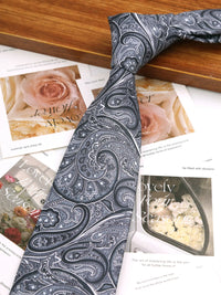 New Printing Men's Soft Thin Tie Creative Graffiti Floral Print Necktie Daily Wear Cravat Wedding Business Party Gift