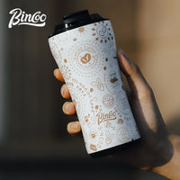 380ml Insulated Coffee Mug Stainless Steel Tumbler Water Thermos Vacuum Flask Mini Water Bottle Portable Travel Mug Thermal Cup
