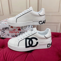 New High-end Italian-style Men's Lace-up Sports Casual Shoes, Fashionable and Versatile Women's Luxury Casual Shoes