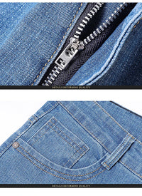 Men's Denim Jeans Thin Summer Straight Business Soft Fashion New High Quality Pants New Arrivals Dropship OL Work Trousers