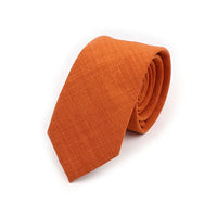 Solid Color Handmade Cotton Ties Men Necktie Striped Narrow Collar Slim Pink Sage Green Casual Tie Wedding Suit Accessories Gift