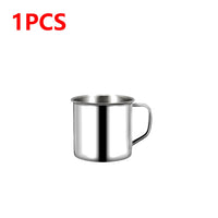 1/5/10PCS 200ML Stainless Steel Mug Coffee Cup Insulated Cup Keep Drinks Hot Camping Travel Mug Milk Tea Cup Tumbler Water Mug