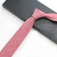 Classic 6cm Solid Navy Brown Neckties For Men Narrow Soft Cotton Neck Ties Casual White Tie Club Party Shirt Accessories Cravat