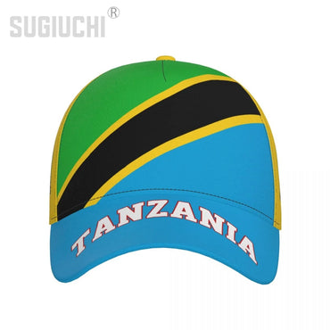 Unisex Tanzania Flag Tanzanian Adult Baseball Cap Patriotic Hat for Baseball Soccer Fans Men Women