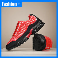 Men Sports Shoes Lightweight Rebound Soft Sole Fashionable Mesh Breathable Youth Outdoor Running Fitness Training Shoes for Men
