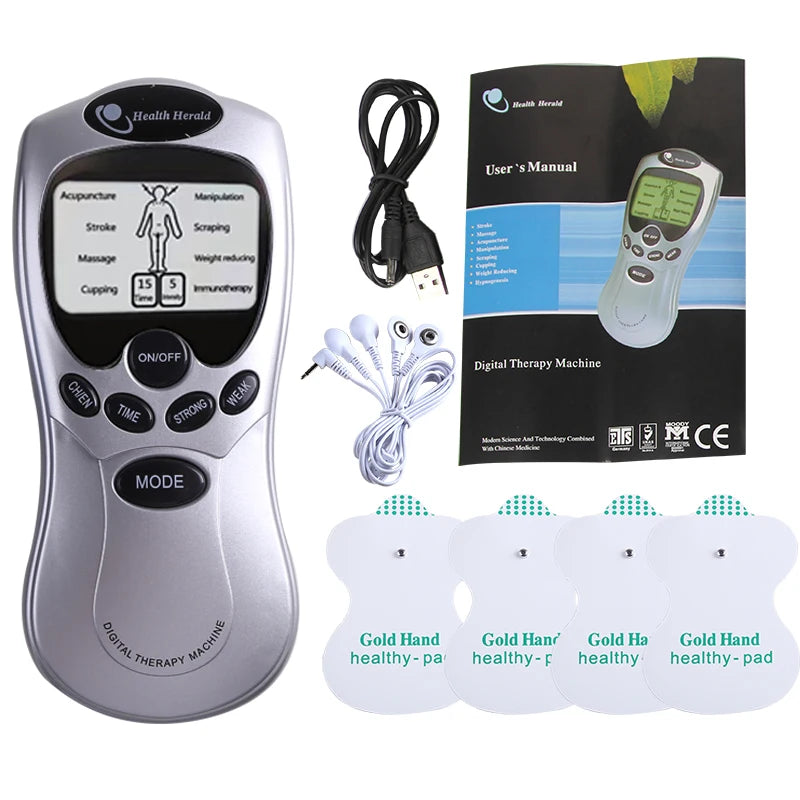 Electric Massage Instrumen Body Massager Massage Relax Neck Back Shoulder Hand Pain Relief Machine Physiotherapy Full Body