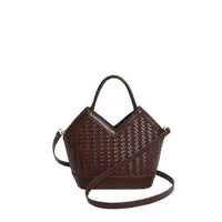 Ladies Vintage Handbag Luxury Designer Diaper Bag Elegant Leather Tote Large Capacity Stylish Crossbody Messenger Bag