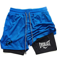 Men's fashionable shorts - Summer comfortable quick-drying sportswear - Men's dual-purpose shorts for fitness and jogging