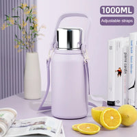 New large-capacity stainless steel insulated water cup outdoor sports food-grade insulated kettle
