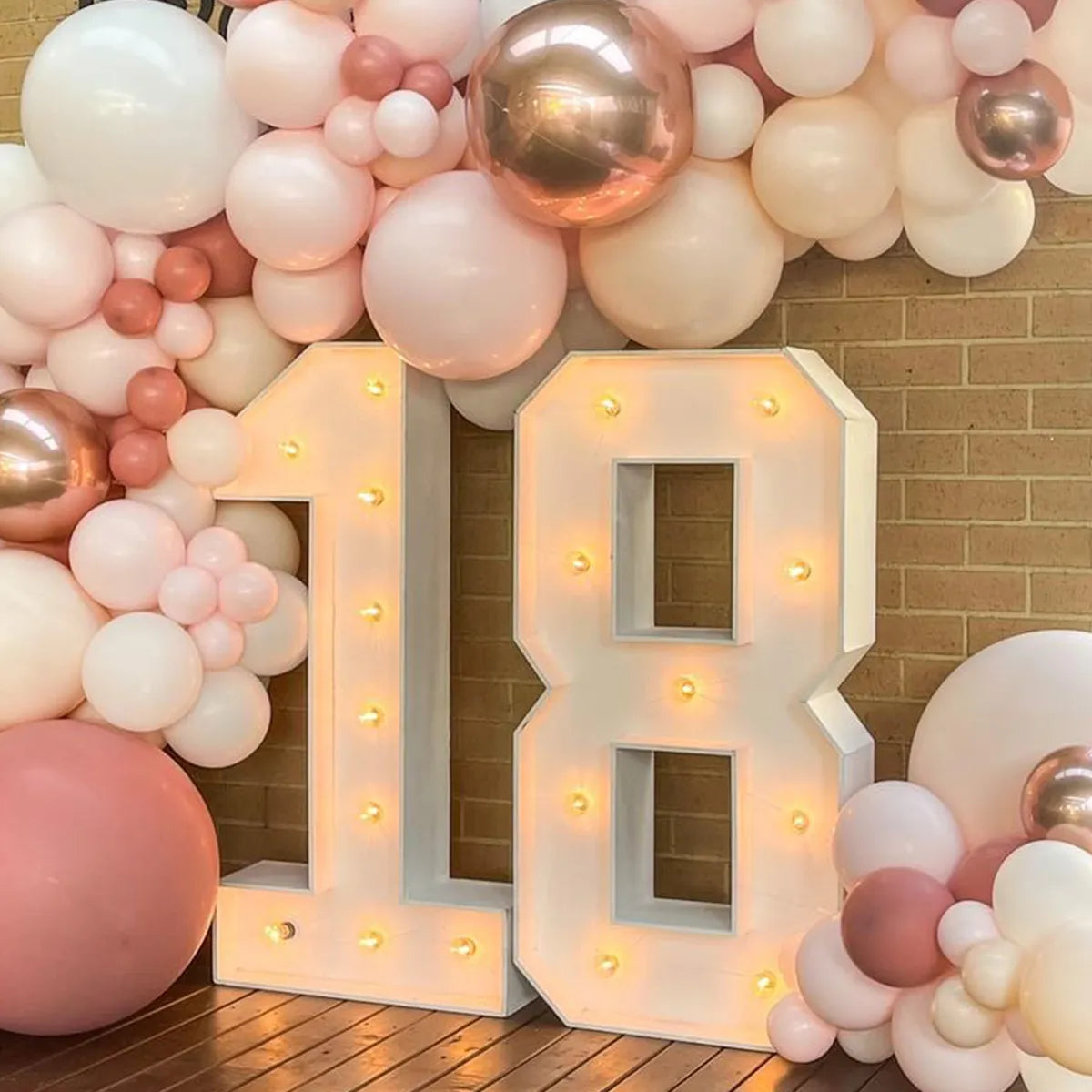 Giant Number Balloon Filling Box Birthday Balloon Frame Birthday Party Decorations Kids Wedding Anniversary Decor Baby Shower