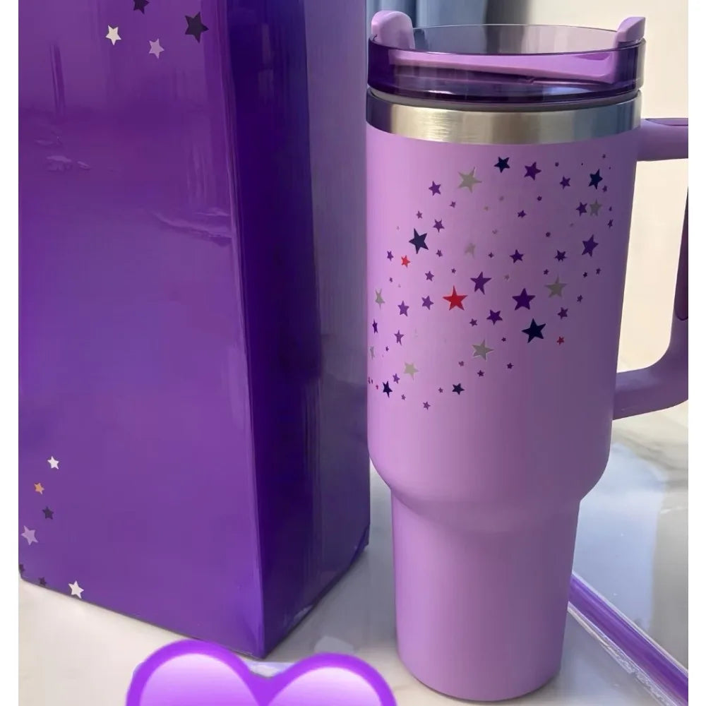 40oz 304 Stainless Steel Insulated Water Bottle Thermal Coffee Car Cup Cold Hot Mugs Vacuum Flask With Straw