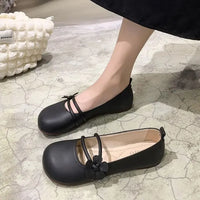 Shoes for Women Low Heel Elegant Wear Resistant Black Flowers Party Woman Flats Wholesale Chic On Sale Comfortable Non Slip 39