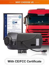 LAVANER Pro Max Alpine Water-Resistant Brushless Motor Diesel 12V 5KW (Below 18044 Feet) Air Heater for Trucks Campers Trailers