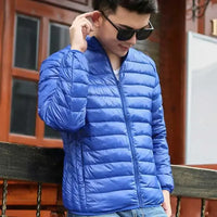 Down Jackets for Men Man Padded Coat Lightweight Puffer Padding Parkas Modern New in & Winter Sale Vintage Outerwear Models 2024
