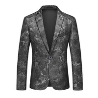 Blue Men's Blazer,Wedding Party Dress Jacket,Khaki Black White Available,Slim Fit Blazer,Asian Size M-6XL