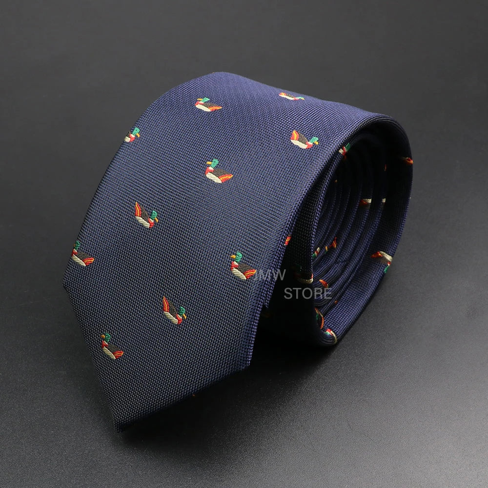 New Design Wedding Men Tie Green Wine Red Paisley Flower Animal Neckties Men Business Dropshipping Groom Collar Accessories Gift