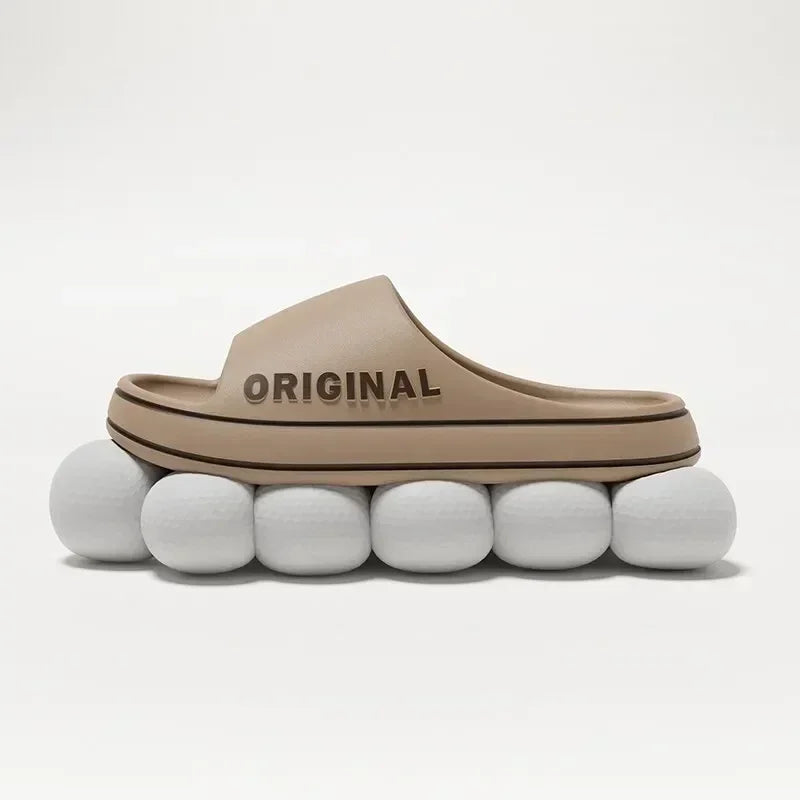 Woman Slippers Summer For Women Man Solid Women Letter Mens Shoe Thick Sole Indoor Bathroom Anti Slippers Slip Indoor House
