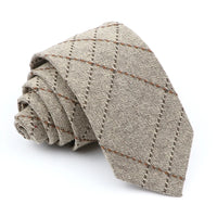 New Design Cotton Tie Plaid Necktie Gift For Men Free Shipping Fashion Casual Man's Neckties Wedding Party Suits Print Cravat