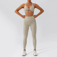 Summer 2PCS Yoga Suit Sports Set Women Quick-Dry Gym Set Women Tracksuit Running Workout Long Sleeve Sports Shirt Yoga Clothing