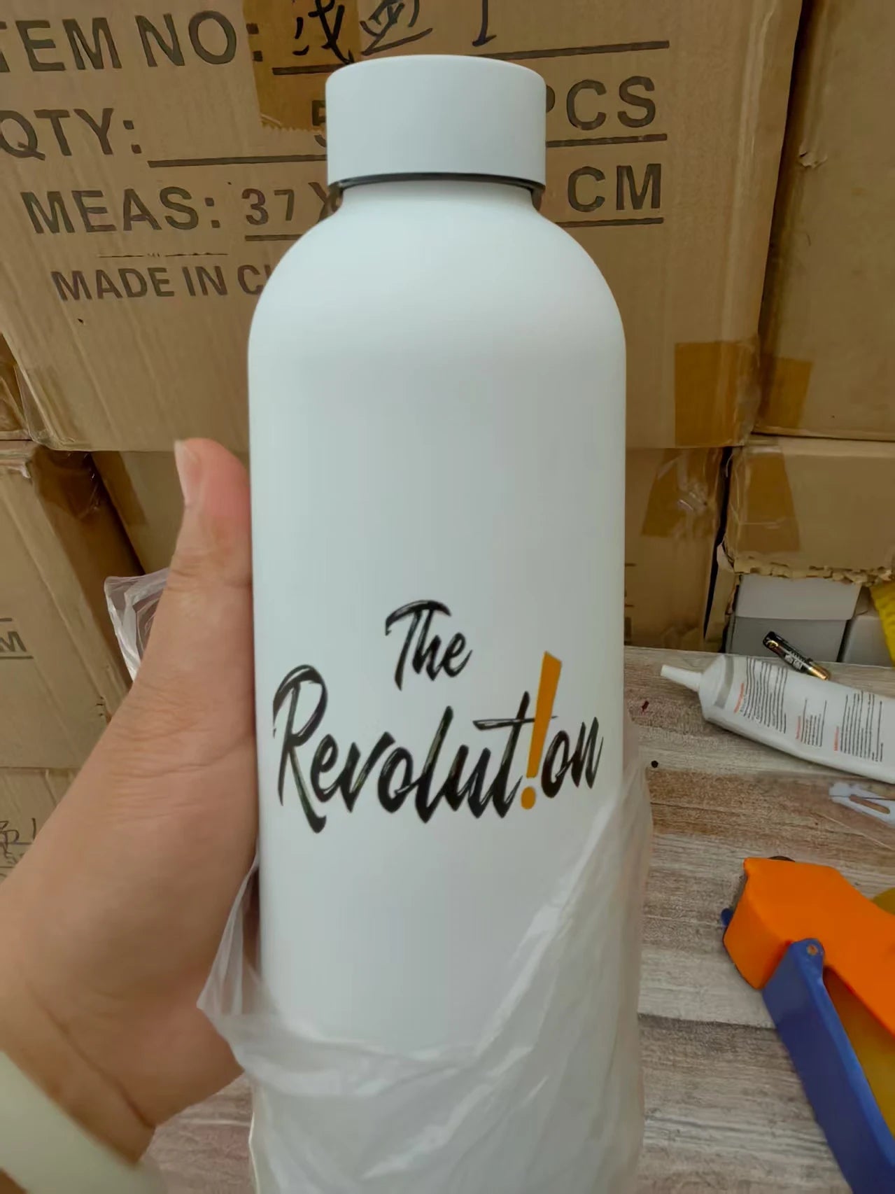 500ml Stainless Steel Small Mouth Insulated Cup Portable Outdoor Sports Water Bottle