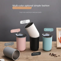 300ml outer plastic inner steel milk cup double-layer heat-insulating coffee cup insulated water cup stainless steel