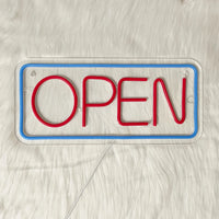 Open Neon Sign, Large Business Lamp Powered By Usb, Used For Decor At The Entrance Of Coffee Shop, Bar, Restaurant And Salon.