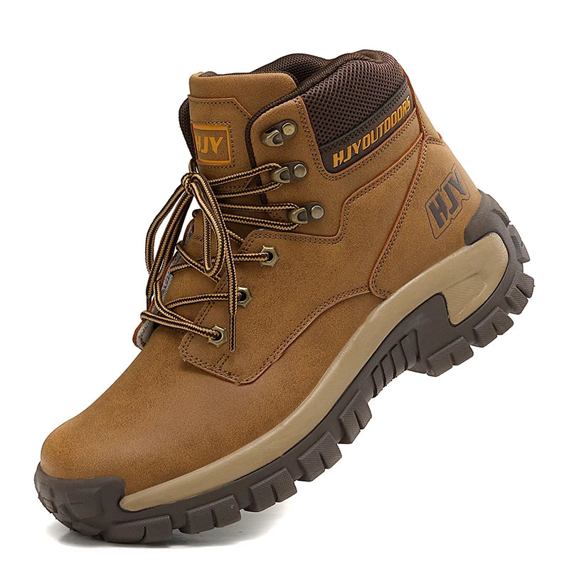 New Men's Boots Fashion Outdoor Boots Breathable Hiking Boots Autumn Shoes Sneakers Lightweight Non-slip Men Desert Ankle Boots