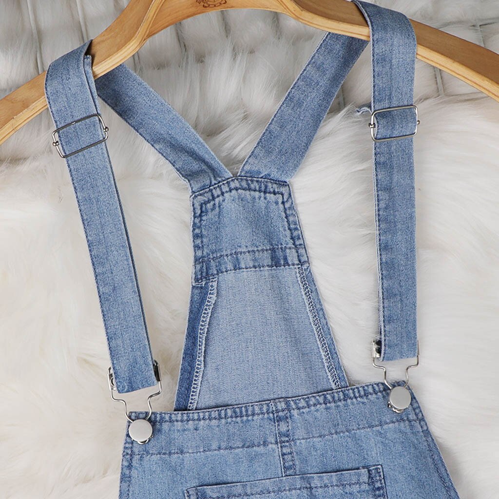 Spring Autumn Thin Loose Casual Womens Denim Jumpsuit Lace Up Elastic Waist Overalls Solid Color Wide Leg Trousers Bodysuit 6218