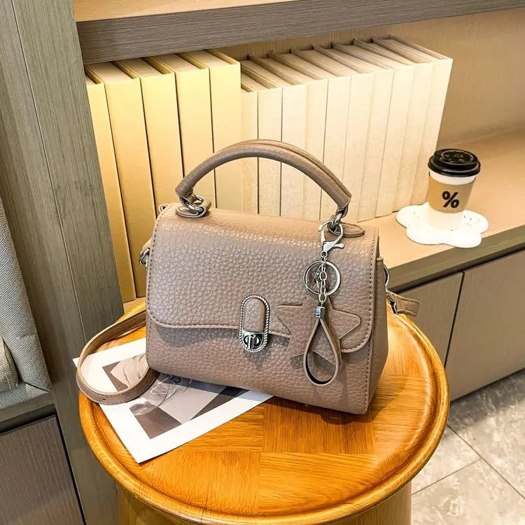Ladies Vintage Crossbody Bag Small Pu Leather Handbag Retro Design Everyday Shopping Dating Commute Bag
