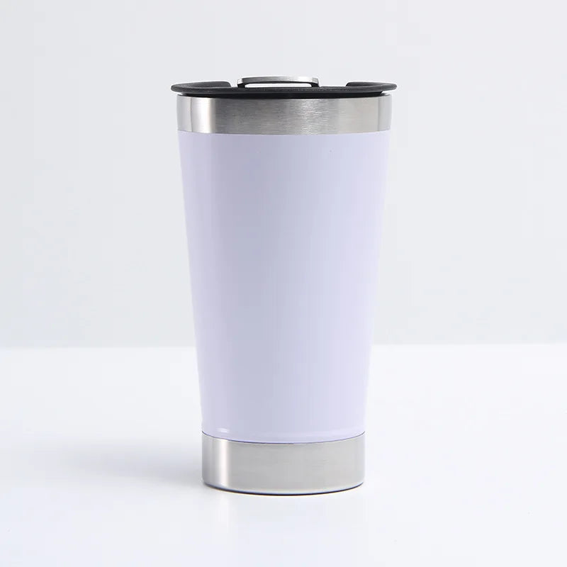 Stainless Vacuum Insulated Cup Double Wall Beer Mug Bottle Opener Car Coffee Cup Portable Travel Tumbler Hot/Cold Drinkware Cup
