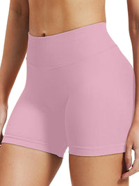 High stretch hip lifting fitness yoga shorts with peach hips and no awkward lines, Pilates medium intensity training shorts