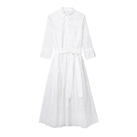 TRAF 2023 Chic and Elegant Woman Dress Cheap Dresses With Robe Summer Dress Women Formal Party Casual Women's White Dress