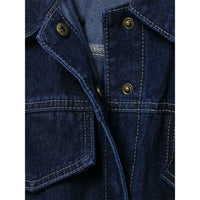 DUOPERI Women Fashion 2 Pieces Sets With Belt Denim  Jackets & Vintage Front Zipper Jeans Trousers Feamle Chic Lady Pants Sets