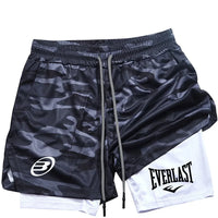 Men's fashionable shorts - Summer comfortable quick-drying sportswear - Men's dual-purpose shorts for fitness and jogging