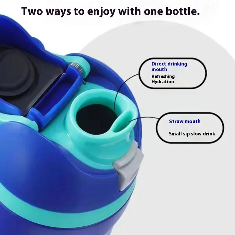 Hot-selling Stainless Steel Insulated Cups Large-capacity Portable Hand-held Sports Water Cups Car-mounted Handle Insulated Cups