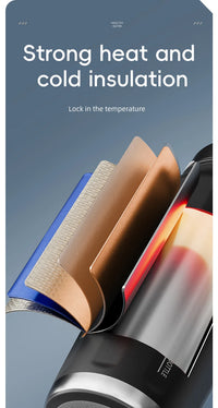 One Button Open Water Bottle with Lifting Rope, Large Capacity Stainless Steel Thermos Bottle,Outdoor Sport Vacuum Flasks