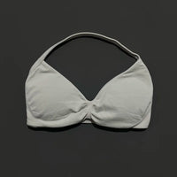 Sports Strappy Bra Yoga Underwear Women Gym Top Running Exercise Backless Bra High Support Active Wear Fitness Workout Halter