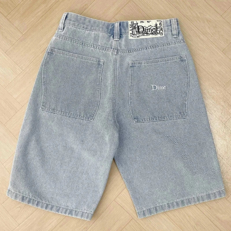 Embroidery men's jeans embroidered European and American letter decoration street style hip-hop gothic fashion pants